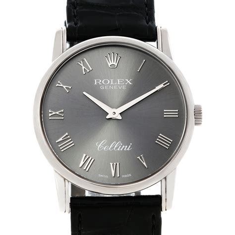 rolex cellini classic mens 18k white gold watch 5116|Rolex Cellini Classic 5116 .